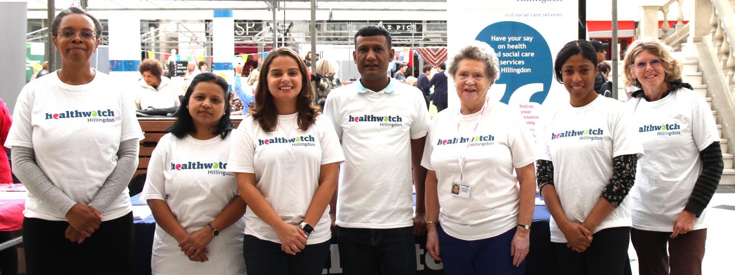 Healthwatch Volunteers at the Day of the Older Person Event, Uxbridge