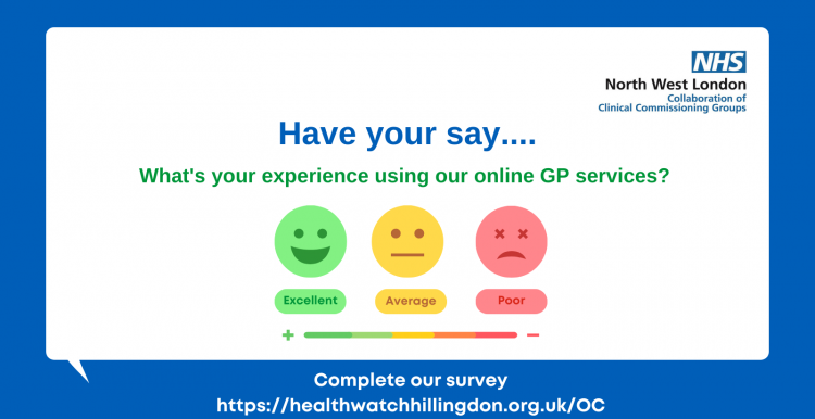 NWL CCG - Have your say.. What's your experience using our online GP services