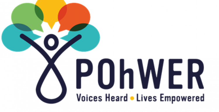 POhWER logo. Voices heard, lives empowered