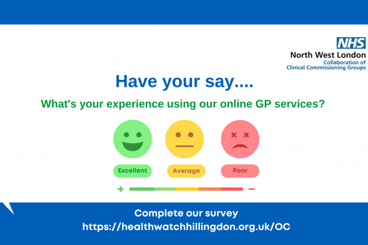 NWL CCG - Have your say.. What's your experience using our online GP services