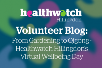 Volunteer Blog - From Gardening to Qigong - Healthwatch Hillingdon's Virtual Wellbeing Day